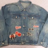 Giacca in denim Coca-Cola con patch