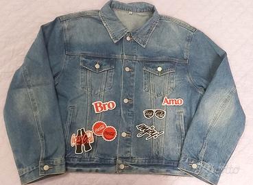 Giacca in denim Coca-Cola con patch
