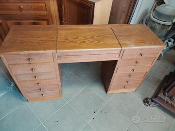 Scrivania legno massello