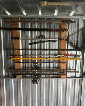 Lotto canne da pesca