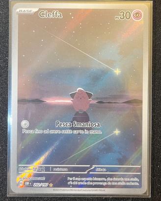 Cleffa 202/227 Illustration Rare NM Pokemon ITA