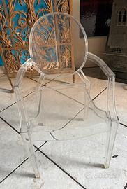 Sedia kartell kids Loulou ghost
