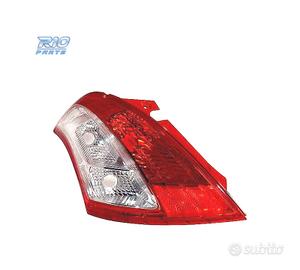 FANALE SINISTRO SUZUKI SWIFT 10-17 BIANCO ROSSO