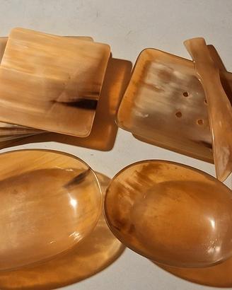 Set 9 pezzi vintage Corno Bue.  