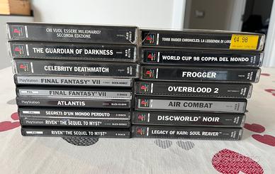 Lotto giochi ps1 playstation (leggere descrizione)