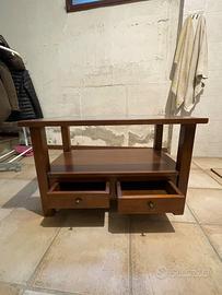 Mobiletto da salotto in legno con cassetti