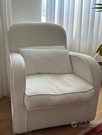 2 poltrone bianche