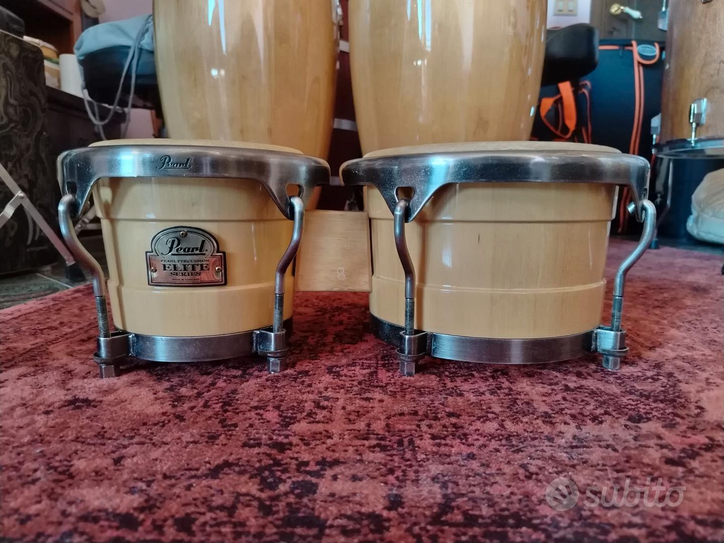 Bongos Pearl Elite PBW-300DX in legno - Strumenti Musicali In