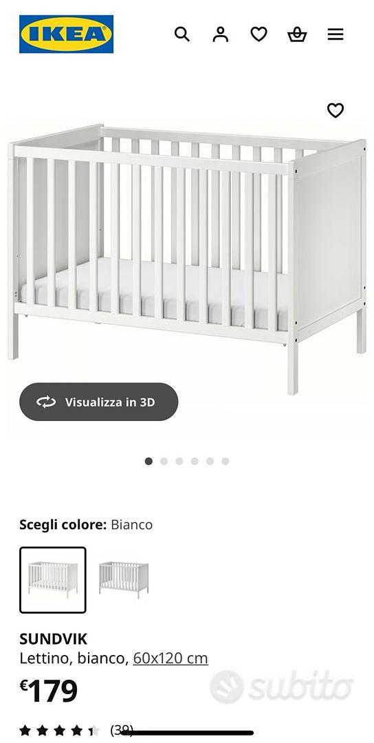 Lettino IKEA SUNDVIK per bambini con sponde Tutto per i bambini