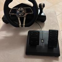 Volante e pedale play station 4