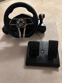 Volante e pedale play station 4