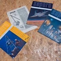 Riviste SAPERE 1949 1950 divulgazione scientifica