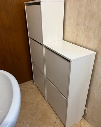 Scarpiere IKEA Bissa, 2 e 3 scomparti