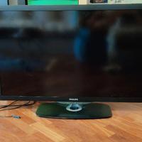 TV Phillips 40'' L'antena USB HDMI Funzionante