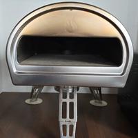 forno pizza portatile a gas e legna roccbox verde