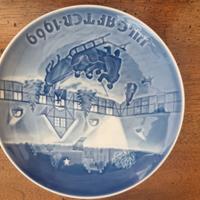 Piatto ceramica Copenaghen 1969