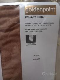 collant infradito color pelle