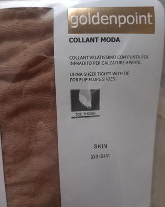 collant infradito color pelle