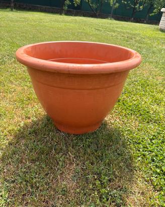Vaso in plastica cilore cotto diametro 47