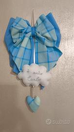 fiocco nascita personalizzato 