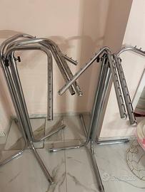 Appendi abiti acciaio regolabili