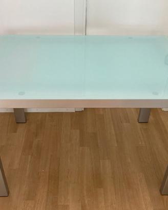 Tavolo Design Calligaris allungabile vetro acciaio