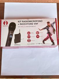 Kit Radiomocrofono piu ricevitore