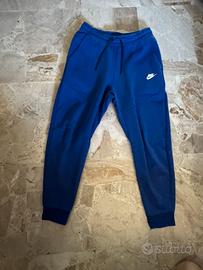 Pantaloni Nike Tech Fleece blu sportivi Jogger - M