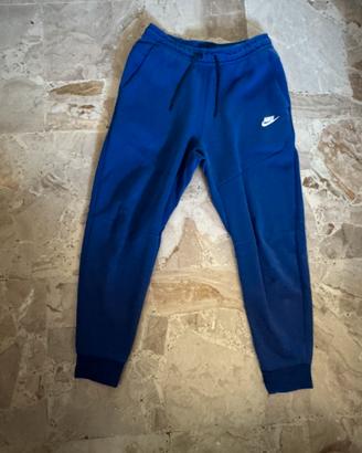 Pantaloni Nike Tech Fleece blu sportivi Jogger - M