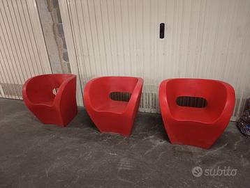 Poltrona rossa Ron Arad per Moroso