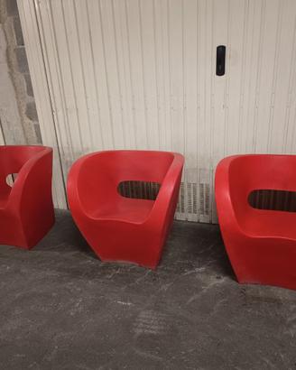 Poltrona rossa Ron Arad per Moroso