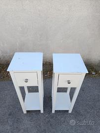 Comodini cassettiere bianche usate 