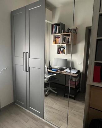 Armadio IKEA PAX 4 ante (2 specchio) 236H 60P
