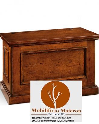 Mobili Rustici Classici Cassapanca Legno 10104