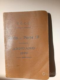 1899-Guida parte lll annuario 1899  T.C.C.I.