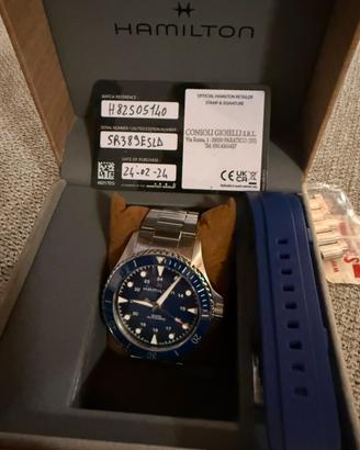 Orologio hamilton khaki navy scuba
