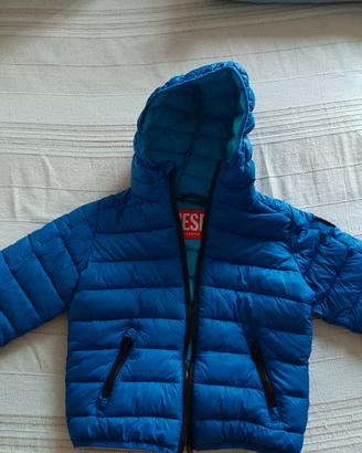 Giubbotto Piumino Diesel Bambino 24-36 Mesi (Blu)