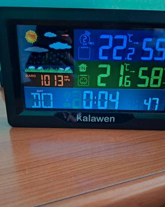 Stazione meteorologica con sensore esterno