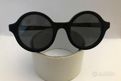 Occhiali da sole tondi “Dick Moby - AMS” neri