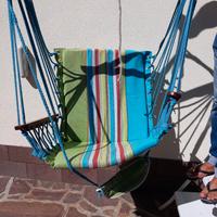 poltrona sospesa tipo amaca