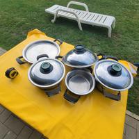 Set pentole e bistecchiere AMC