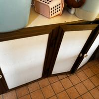 Mobile da esterno per lavatrice.