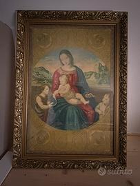 Quadro Madonna del Cardellino