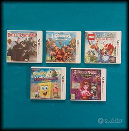 5 GIOCHI 3DS - FAMILY & CARTOON