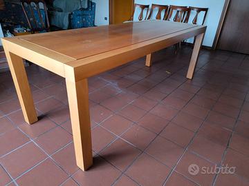 Tavolo moderno 210 x 80 cm – spazioso e robusto