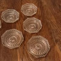 Porta candeline in vetro.