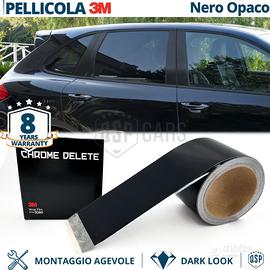 Pellicola 3M Nero Opaco Wrapping Copri Cromature