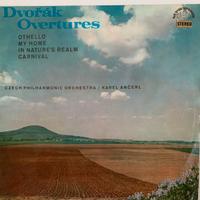 Disco in vinile di Overtures di Dvořák, con la Cze