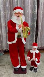 Babbo natale 1.60 con musica e movimento