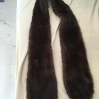 Collo di pelliccia in marmotta, unisex.